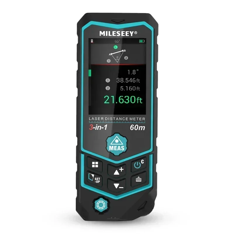 Laser Distance Measure - Mileseey R2B 60M Pengukur Laser Multifungsi