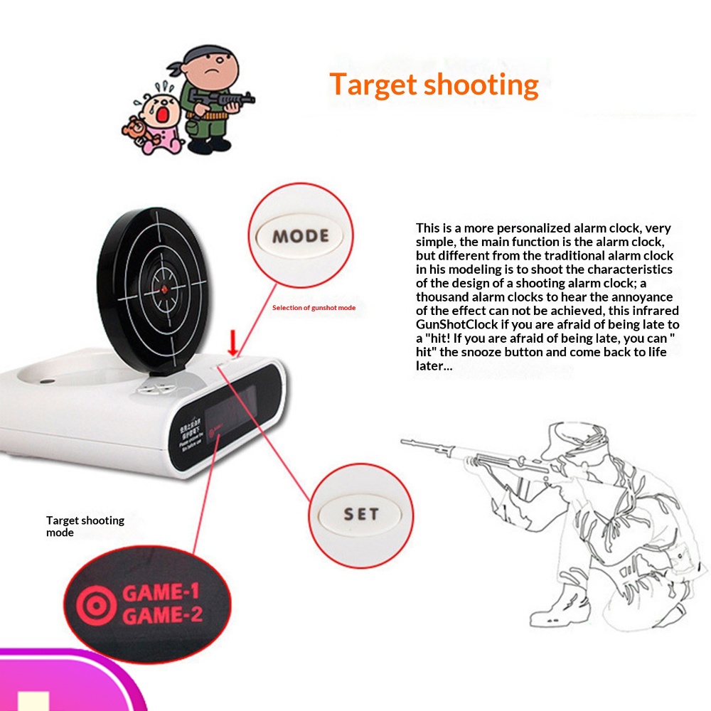 Electronics Gadgets To Gift - Jam Meja Elektronik Kreatif LED Digital