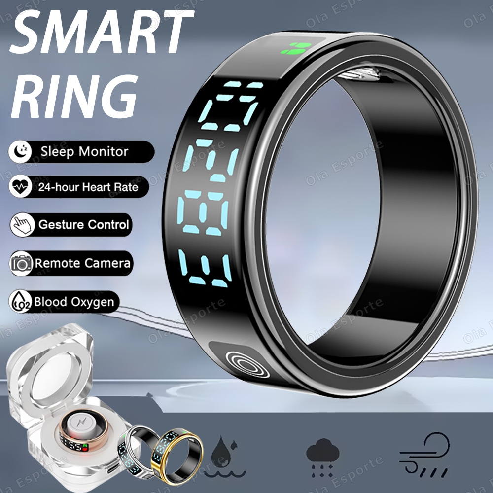 Cincin Pintar SR08 dengan Kota - Smart Ring Health ulasan dan harga