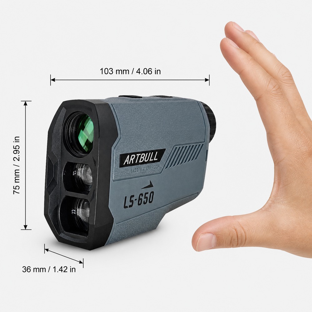Pengukur Jarak Golf 650m 6X20  - Laser Distance Measure ulasan dan harga