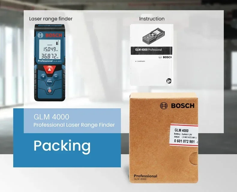 BOSCH GLM 4000 Pengukur Jarak  - Laser Distance Measure ulasan dan harga
