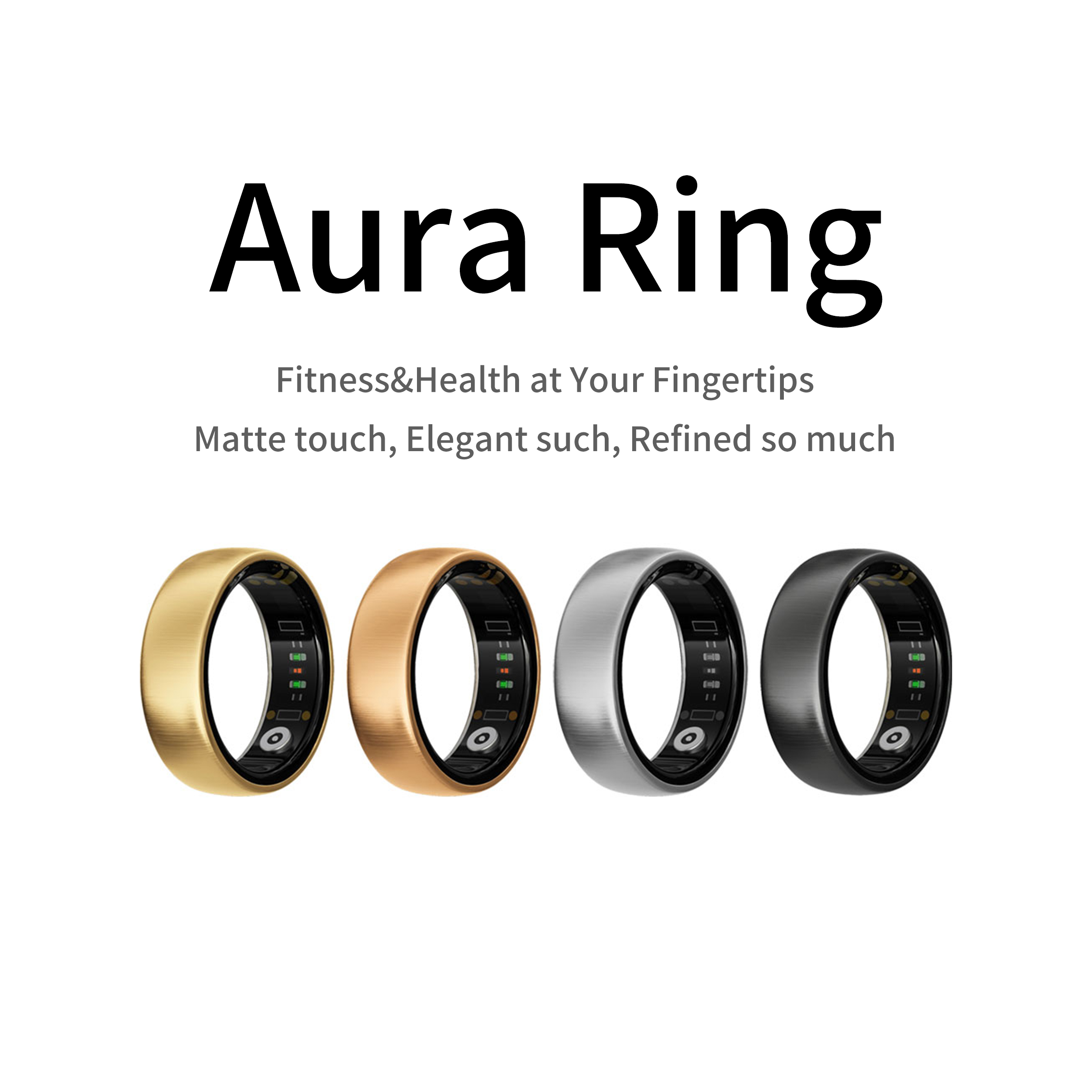 Cincin Pintar AURA Matt Smart  - Smart Ring Health ulasan dan harga