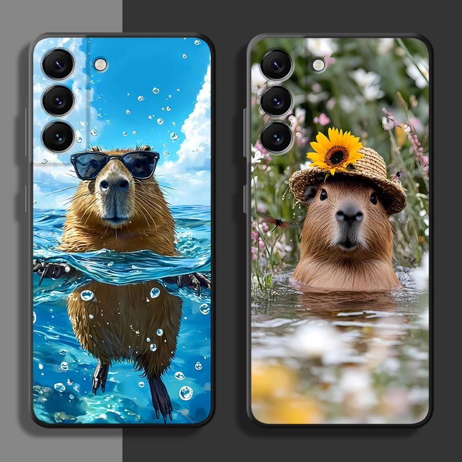 Casing Capybara Liburan untuk  - Samsung Galaxy A55 ulasan dan harga