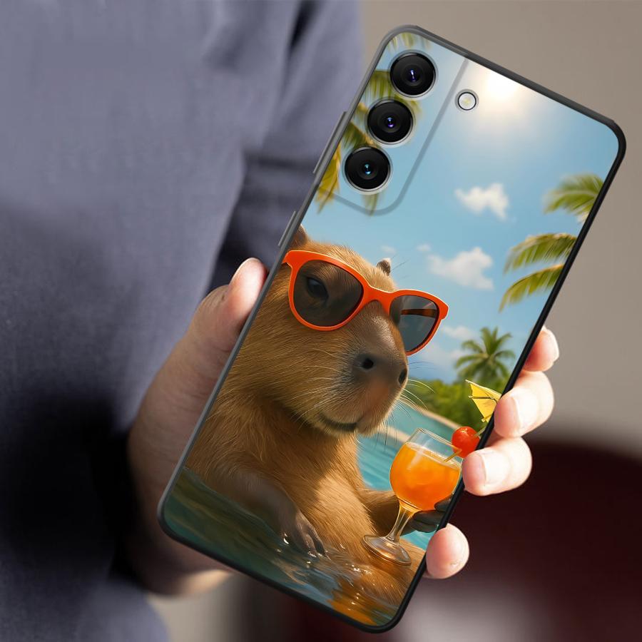 Casing Capybara Liburan untuk  - Samsung Galaxy A55 ulasan dan harga