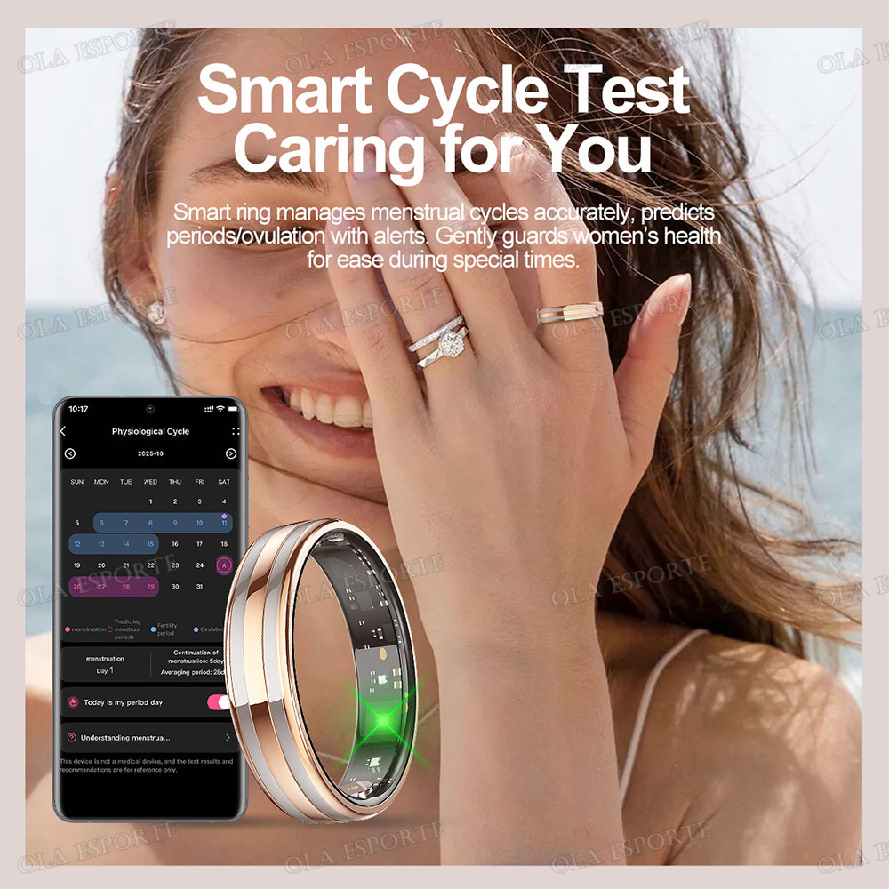 Cincin Pintar Tipis 6.3mm Baru - Smart Ring Health ulasan dan harga