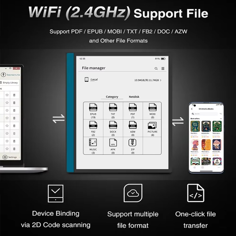 Tablet E-Ink 10.3 Inci Tipe Me - E-Ink Tablet Reader ulasan dan harga