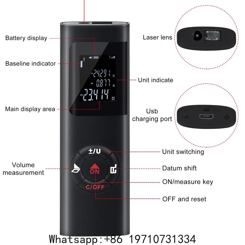 Alat Pengukur Jarak Laser Pint - Laser Distance Measure ulasan dan harga