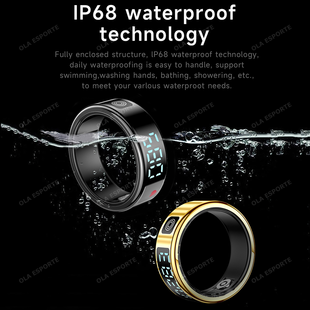 Cincin Pintar Layar Digital Pe - Smart Ring Health ulasan dan harga