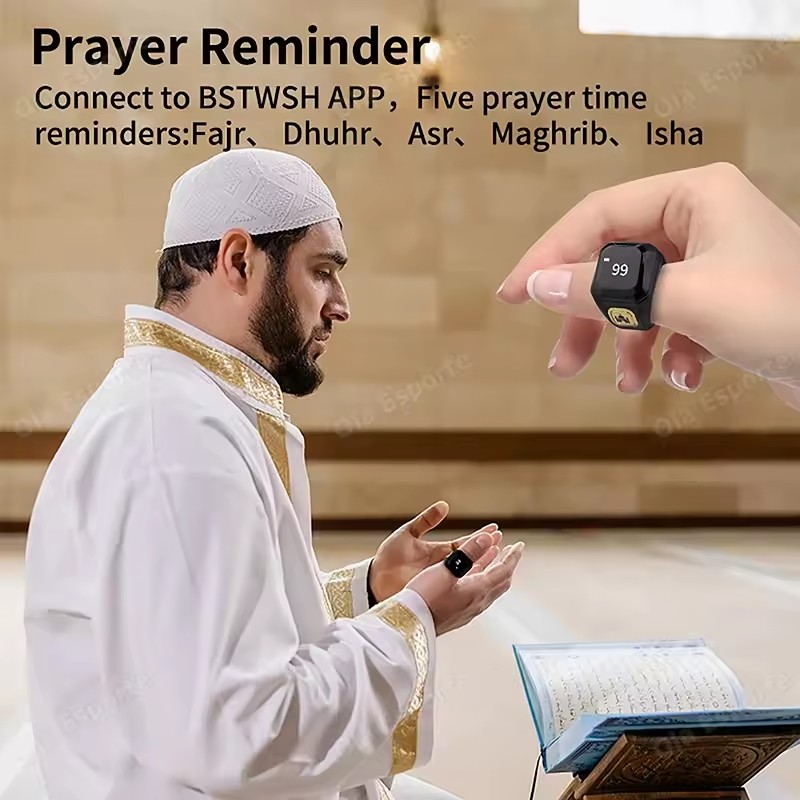 Cincin Pintar Muslim Qibla Zik - Smart Ring Health ulasan dan harga