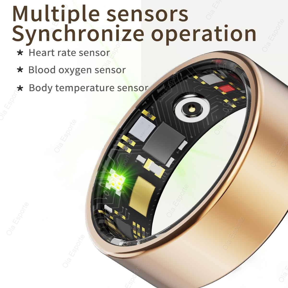 Cincin Pintar Paduan Titanium, - Smart Ring Health ulasan dan harga